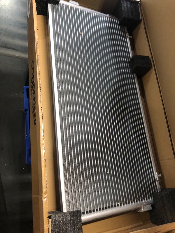 Photo 2 of **MINOR FIN DAMAGE***
A-Premium Air Conditioning A/C Condenser Compatible with Toyota Tundra 2000 2001 2002 2003 2004 2005, 3.4L 4.0L 4.7L, Replace# 884600C050