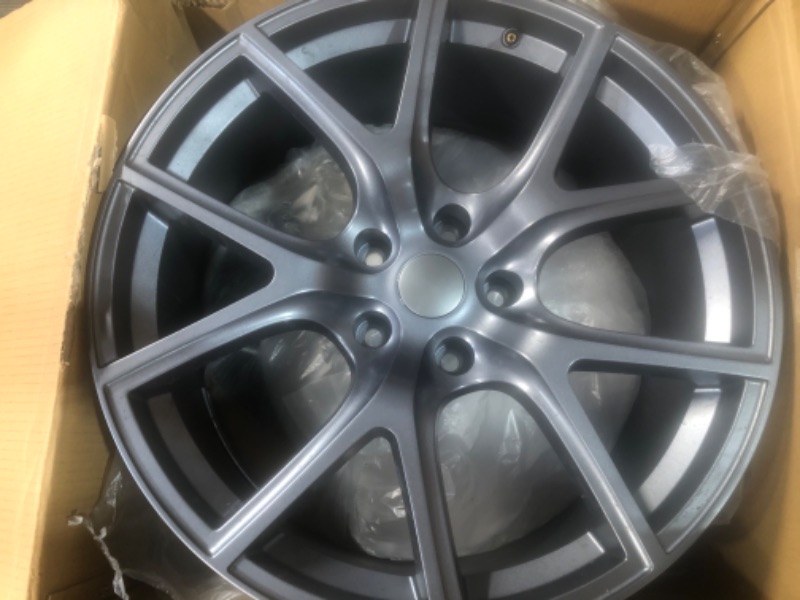 Photo 2 of ***READ NOTES***
V1188 Trackhawk Matte Vapor Wheel 22x10"/5x5"/+35mm Offset MATTE BLACK