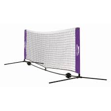 Photo 1 of 13FT Portable Pickleball Net System, Family Practice Pickleball Polyester Net with Weather Resistant Metal Frame & Carrying Bag, Pickle Ball Net for All Weather Conditions Outdoor & Indoor