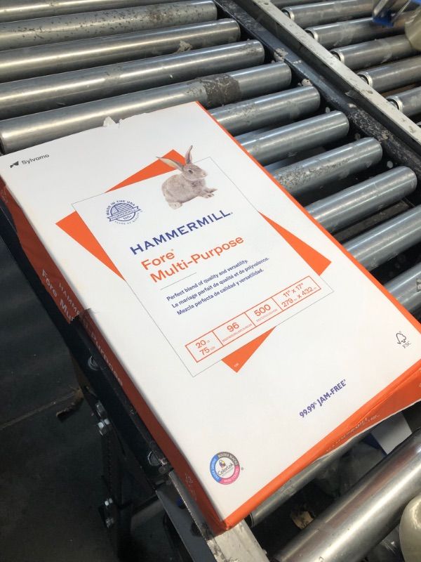 Photo 1 of Hammermill Printer Paper, 20 Lb Copy Paper, 11 x 17 - 1 Ream (500 Sheets) - 92 Bright, Made in the USA 1 Ream | 500 Sheets Ledger (11x17) Paper