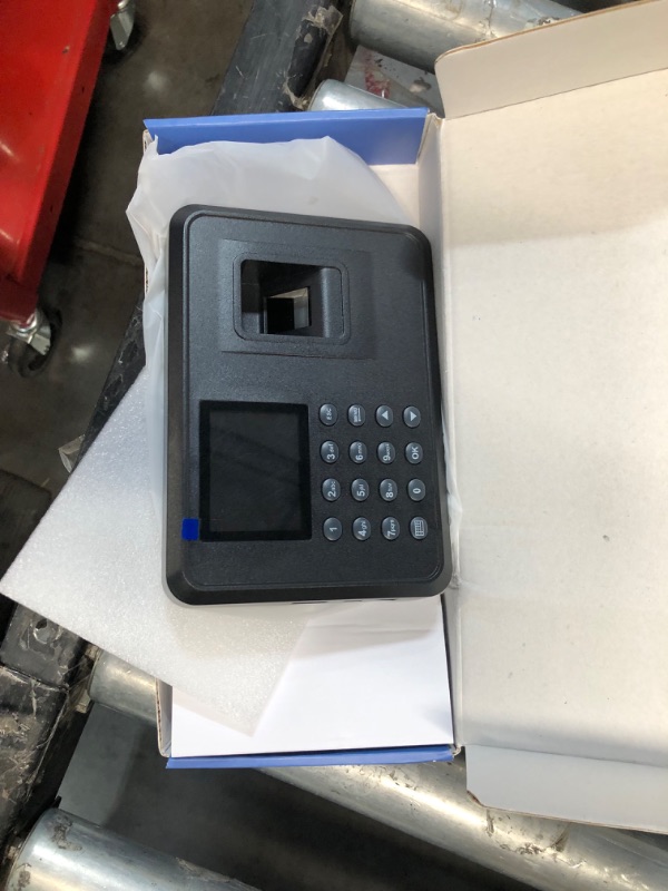 Photo 2 of ***USED - LIKELY MISSING PARTS - UNABLE TO VERIFY FUNCTIONALITY***
F01 Biometric Fingerprint Time Attendance System Clock Recorder Employee Recognition Recording Device Electronic Machine