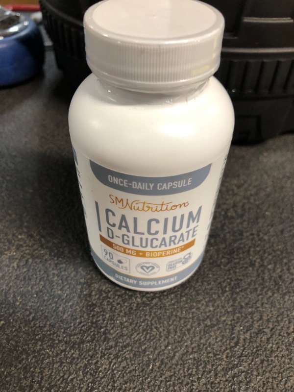 Photo 2 of ***(EXP:11/2025 )NONREFUNDABLE***Calcium D-Glucarate | 500mg | CDG for Liver Detox & Cleanse, Metabolism, Hormone Balance, & Menopause Support | Vegan.org Certified, Non-GMO, Calcium D Glucarate 500mg | 90 Ct. (3-Month Supply)