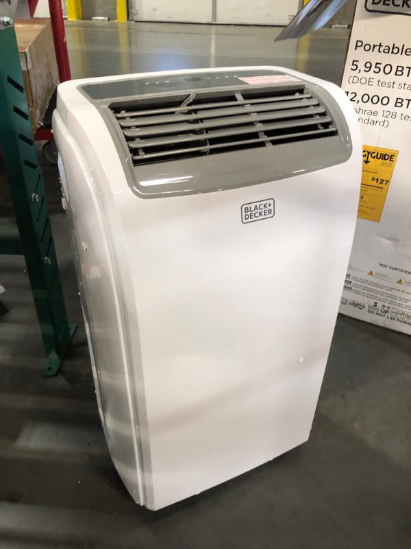 Photo 11 of ***USED - POWERS ON - UNABLE TO TEST FURTHER - LIKELY MISSING PARTS***
BLACK+DECKER 12,000 BTU Portable Air Conditioner up to 550 Sq.Ft. with Remote Control, White White - 12,000 BTU 1 Count (Pack of 1)