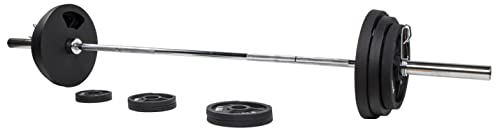 Photo 1 of 
BalanceFrom Cast Iron Olympic Weight Including 7FT Olympic Barbell, 300-Pound Set, Multiple Packages
