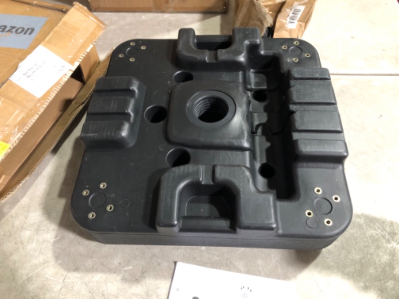 Photo 3 of ***MISSING PARTS - SEE COMMENTS***
RAOKUKH MS Patio Umbrella Base Heavy Duty with Wheels Square Market Stand for Outdoor 4 Locks 1 Knobs 100lb Capacity, 15 Inch, Black