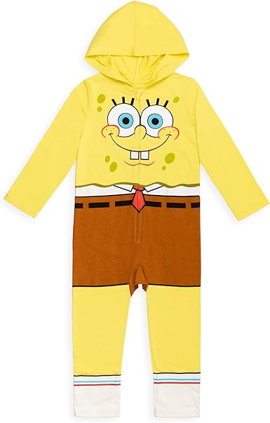 Photo 1 of                                                                                                                                                                       Nickelodeon SpongeBob SquarePants Patrick Zip Up Cosplay Costume Coverall Toddler to Big 