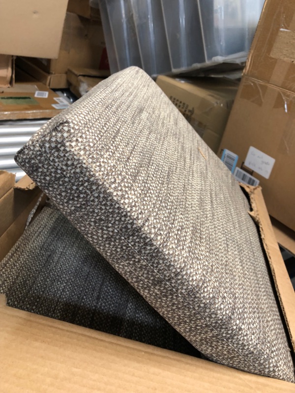 Photo 3 of Pillow Perfect Remi Solid Indoor/Outdoor Patio Seat Cushions Plush Fiber Fill
