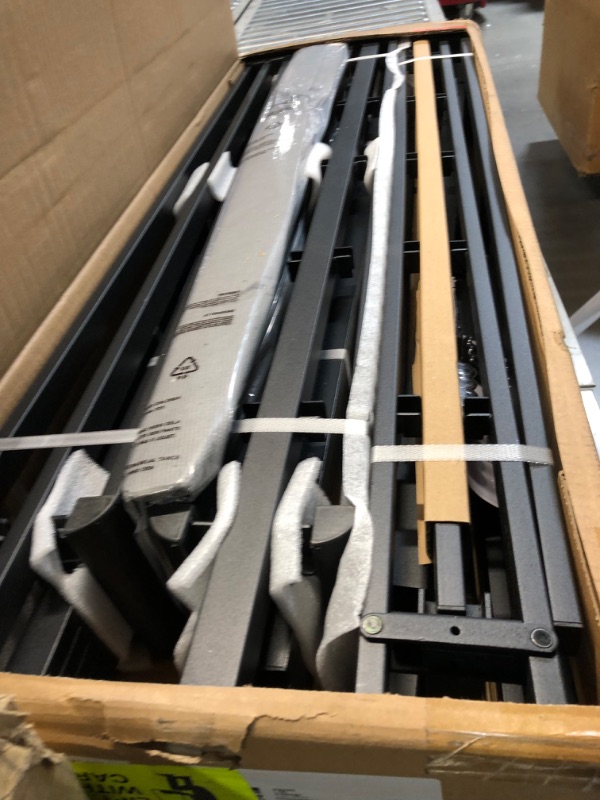 Photo 4 of Box-Spring Full, 7 inch Metal Full Size Box Spring, Mattress Foundation Full Size Box Spring with Fabric Cover