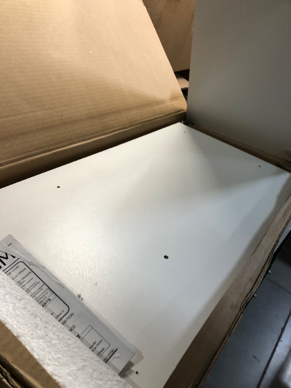 Photo 3 of Ameriwood Home Landry Kitchen Microwave Cart, White