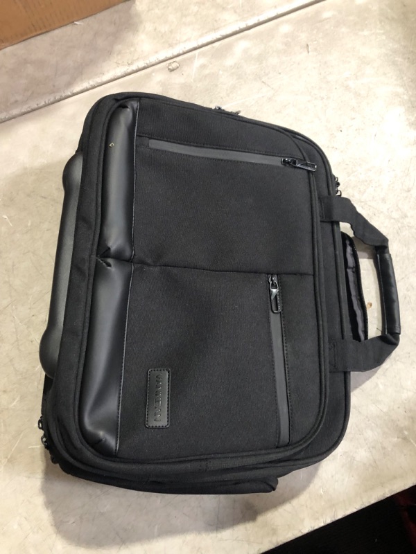 Photo 3 of ***USED - HANDLE BROKEN OFF AND MISSING - SEE PICTURES***
VANKEAN 17.3 Inch Rolling Laptop Bag Women Men with RFID Pockets, Stylish Carry on Briefcase Laptop Case Waterproof Overnight Rolling Bags, Laptop Bags for Travel/Work/School/Business, Black