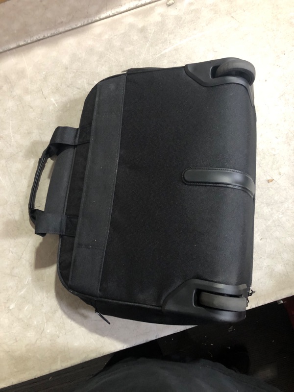 Photo 2 of ***USED - HANDLE BROKEN OFF AND MISSING - SEE PICTURES***
VANKEAN 17.3 Inch Rolling Laptop Bag Women Men with RFID Pockets, Stylish Carry on Briefcase Laptop Case Waterproof Overnight Rolling Bags, Laptop Bags for Travel/Work/School/Business, Black