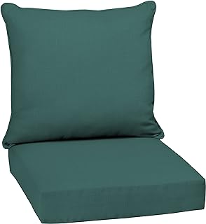 Photo 1 of *****STOCK IMAGE FOR SAMPLE*****
24 x 24, Water Repellent, Fade Resistant, Deep Seat Bottom and Back Cushion 24 x 24, Green 
