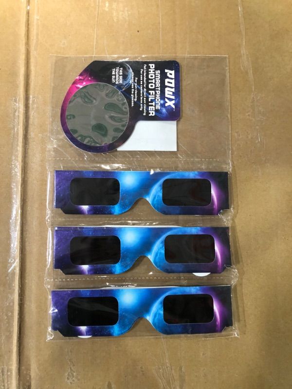 Photo 2 of Medical king Solar Eclipse Glasses AAS Approved 2024(2/5/10/20/60 Pack) CE and ISO Certified Safe for Direct Sun Viewing