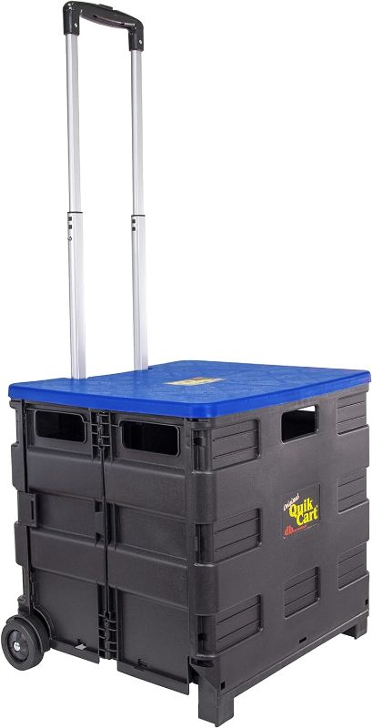 Photo 1 of dbest products Quik Cart Collapsible Rolling Crate on Wheels for Teachers