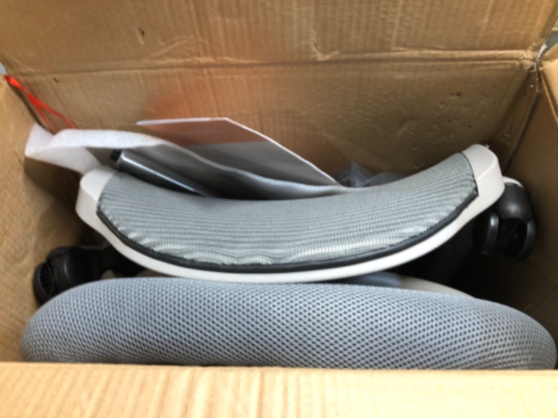 Photo 4 of Drafting Chair Tall Office Chair for Standing Desk Adjustable Height Office Desk Chair with Adjustable Openable Armrests and Foot-Ring for Task, Working, Drafting, Studing?Grey Grey Footrest