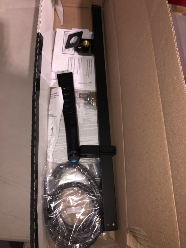 Photo 1 of (NON-REFUNDABLE) Delta1-Spray Patterns 1.75 GPM 1.38 in. Wall Mount Handheld Shower Head with H2Okinetic in Matte Black