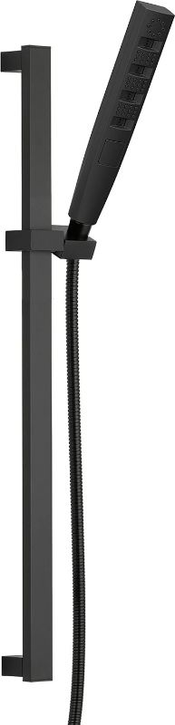 Photo 1 of (NON-REFUNDABLE) Delta1-Spray Patterns 1.75 GPM 1.38 in. Wall Mount Handheld Shower Head with H2Okinetic in Matte Black