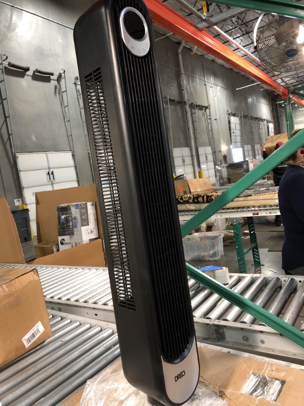 Photo 1 of ***USED - NO PACKAGING - REMOTE MISSING - UNABLE TO TEST - BASE DAMAGED - SEE PICTURES***
Dreo Cruiser Pro T1 Tower Fan, 42 Inch Quiet Oscillating Bladeless Fan with Remote, 6 Speeds, 3 Modes, LED Display, 12H Timer, Black Floor Standing Fan Powerful for 