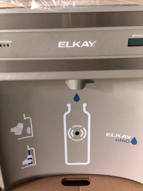 Photo 2 of (used)(see all images) Elkay LZWSRK Bottle Filling Station 