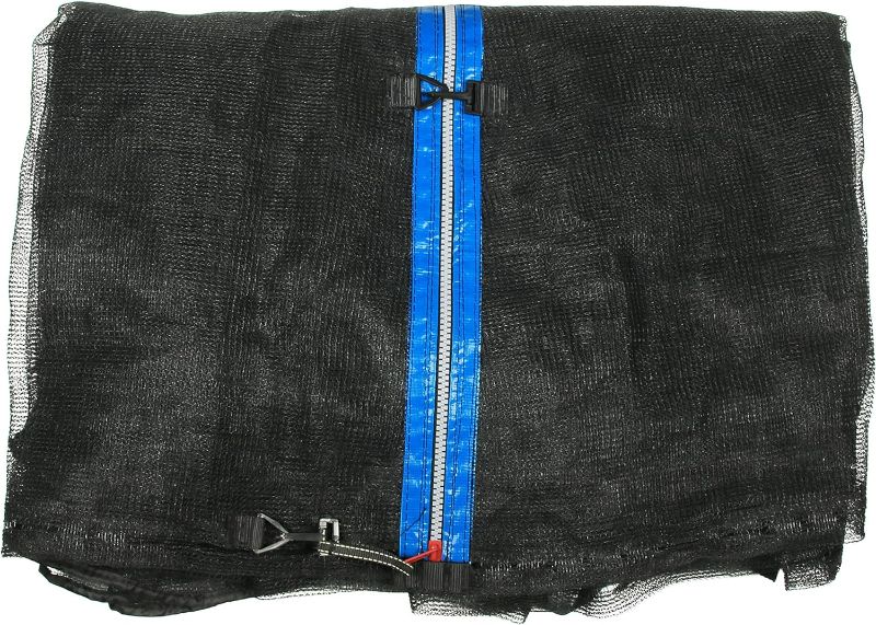 Photo 1 of ***USED - NET AND POLES ONLY - NO HARDWARE INCLUDED***
14FT Trampoline Enclosure Net with Universal Trampoline Replacement Enclosure Poles