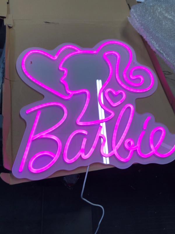 Photo 2 of Neon Sign Pink Led Neon Light