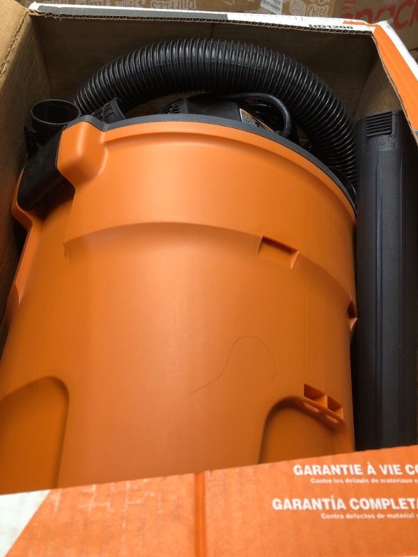 Photo 1 of ***NON-REFUNDABLE NO RETURNS SOLD AS IS**PARTS ONLY**RIDGID 12 Gal. 5.0-Peak HP NXT Wet/Dry Shop Vacuum