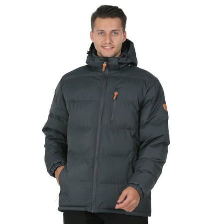 Photo 1 of Alpha Camper Men S Hooded Long Sleeve Puffer Jacket Size up to 2XL