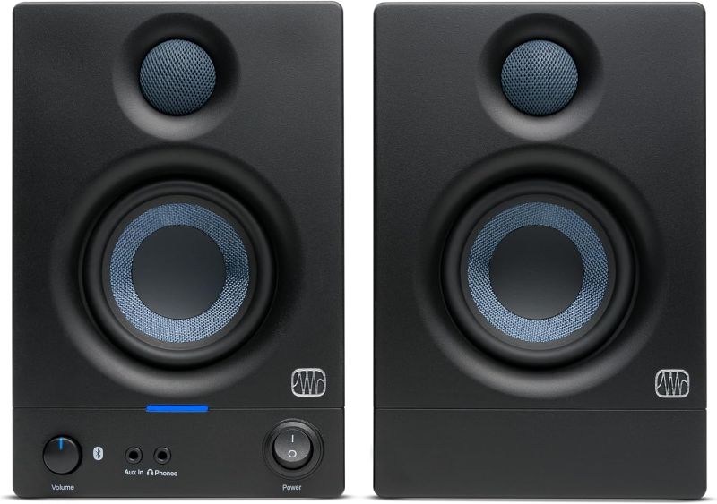 Photo 1 of *PARTS ONLY READ NOTES*PreSonus Eris 3.5BT Bluetooth Studio Monitors, Pair 