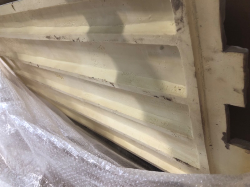 Photo 2 of Ekena Millwork 48 5/8"W x 24 3/4"H x 1 1/4"D Cascade Stacked Stone, StoneWall Faux Stone Siding Panel, Sandstone