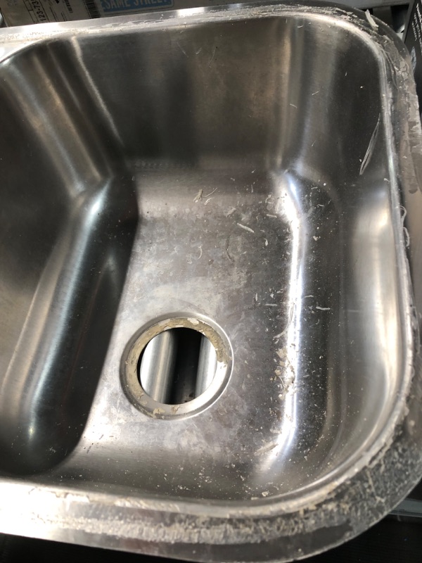 Photo 3 of Stock photo for reference, 31-3/8" Undermount 50/50 Double Bowl 18 Gauge Stainless Steel Kitchen Sink