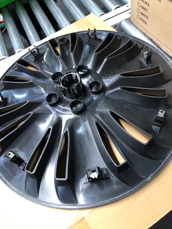 Photo 3 of **READ NOTES**
Model Y 19-inch hubcaps for Tesla Model Y-shaped full-wrap rims (set of four)