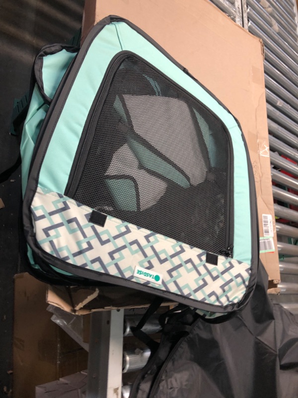 Photo 2 of TASDISE Portable Pet Playpen, Foldable Exercise Play Tent Kennel Crate for Puppy Dog Yorkie Cat Bunny, Great for Indoor Outdoor Travel Camping Use