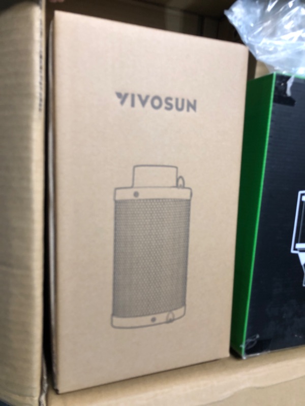 Photo 4 of VIVOSUN Smart Air Filtration PRO T4 Kit 4", AeroZesh T4 Inline Duct Fan 