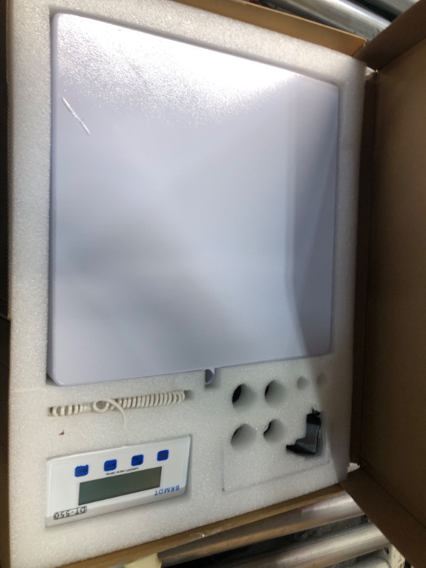 Photo 2 of Digital Scales for Body Weight Heavy Duty for Hospital & Physician Use, Large Digital Display and Base with The Ability to Weigh Up to 660lbs/300kg (White, DT-550)
