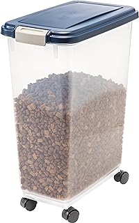 Photo 1 of ***STOCK IMAGE FOR REFERENCE ONLY***
IRIS USA 37.5 Lbs / 47 Qt WeatherPro Airtight Pet Food Storage Container with Attachable Casters