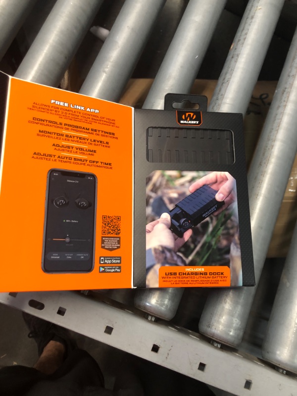 Photo 1 of **LEFT SIDE DOES NOT FUNCTION**
Walker's Silencer Rechargeable Earbuds Silencer - Bluetooth