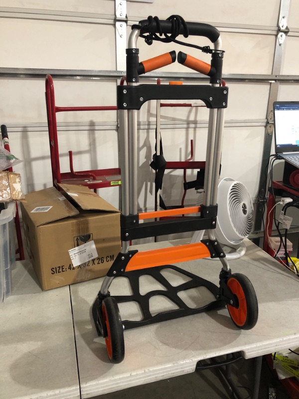Photo 2 of **NONREFUNDABLE**FOR PARTS OR REPAIR**SEE NOTES**
Dolly Cart, 309 lb Aluminum Folding Hand Truck
