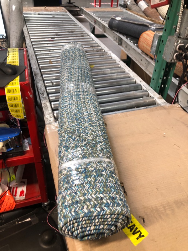 Photo 3 of *STOCK IMAGE FOR REFERENCE ONLY*
nuLOOM Wynn Braided Indoor/Outdoor Area Rug, 4x6, Light Blue