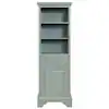 Photo 1 of ***FACTORY SEALED***
Sadie 20 in. W x 14 in. D x 65 in. H Green Freestanding Linen Cabinet
