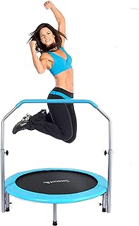 Photo 1 of *STOCK IMAGE FOR REFERENCE ONLY*
SereneLife Portable & Foldable Trampoline - 40" in-Home Mini Rebounder with Adjustable Handrail