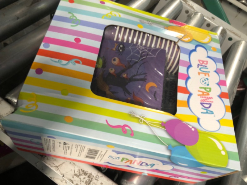 Photo 3 of Spooky Halloween Party Bundle, Includes Plates, Napkins, Cups, and Cutlery (24 Guests,144 Pieces)
