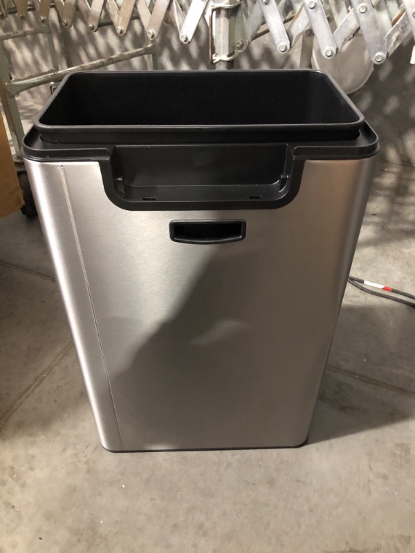 Photo 3 of (READ FULL POST) Kohler 13 Gallon Motion Sensor Hands-Free Trash Can with Liner and Quiet Close Lid Stainless Steel 13 Gallon Motion Sensor Can