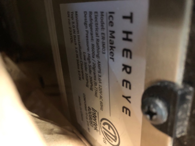 Photo 2 of MINOR CHIP/MARKS*** Thereye Countertop Nugget Ice Maker,