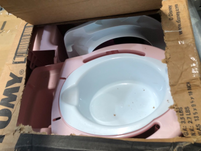 Photo 2 of DIRTY****LOOSE PIECES****The First Years Minnie Mouse Imaginaction Potty & Trainer Seat, Pink