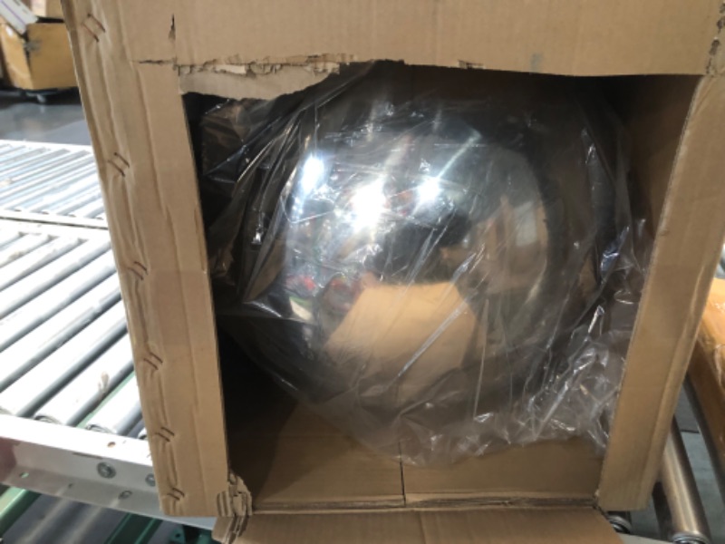 Photo 2 of Durable Stainless Steel Gazing Ball, 
