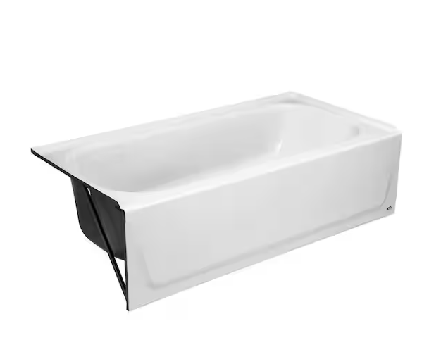 Photo 1 of ***USED - DAMAGED - SCRATCHED AND SCUFFED - SEE PICTURES - NO PACKAGING***
Bootz Industries Maui 60 in. x 30 in. Soaking Bathtub with Left Drain in White