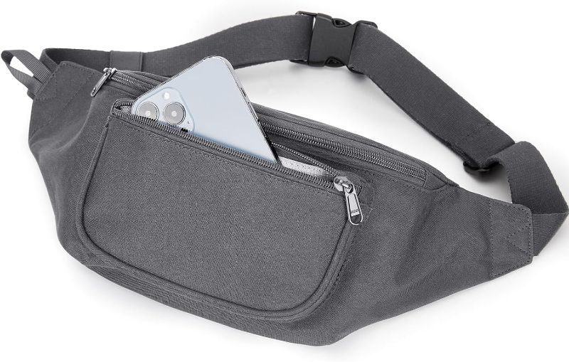 Photo 1 of **NONREFUNDABLE 2 PACK BUNDLE**
Crossbody Fanny Packs, Grey 