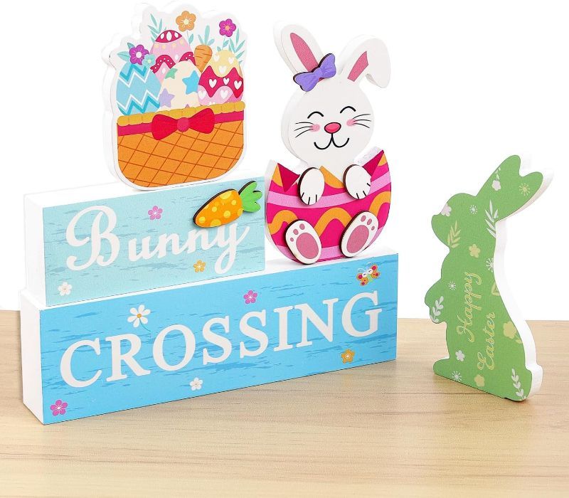 Photo 1 of **NONREFUNDABLE 2 PACK BUNDLE**
Easter Decorations Easter Bunny Decor, 5pcs Easter Decorations for the Home