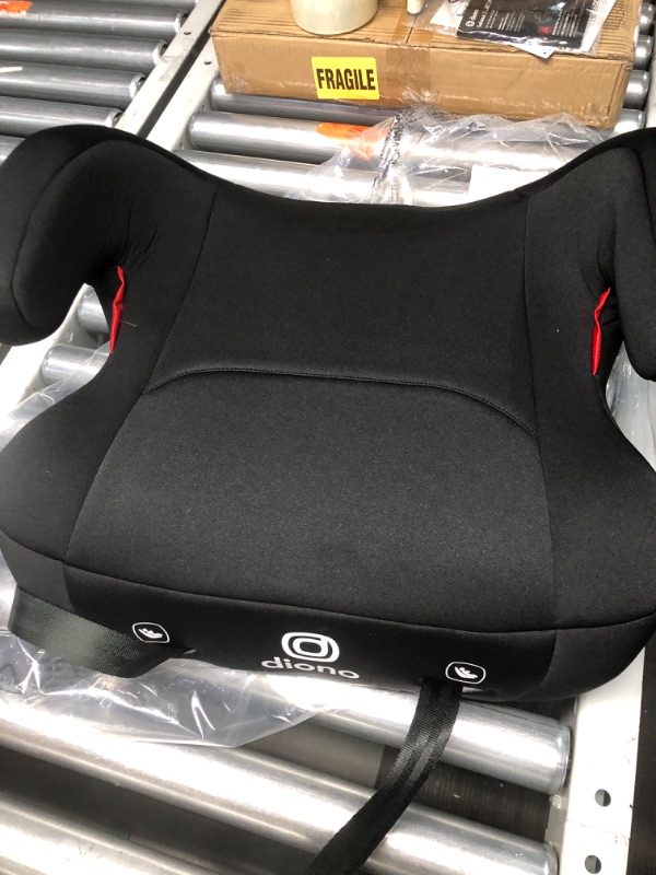 Photo 2 of Diono Solana 2 XL 2022, Dual Latch Connectors, Lightweight Backless Belt-Positioning Booster Car Seat, 8 Years 1 Booster Seat, Black NEW! LATCH Connect Single Black