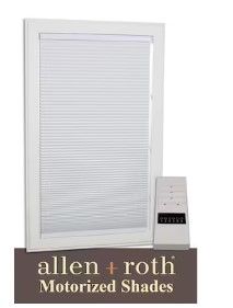 Photo 1 of ***USED - LIKELY MISSING PARTS - UNABLE TO VERIFY FUNCTIONALITY***
allen + roth Motorized Cellular Shade 70-in x 72-in White Blackout Cordless Motorized Cellular Shade